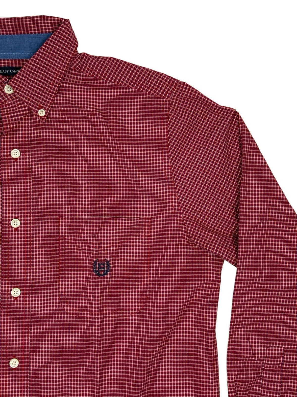 Chaps Red Check Collared Shirt Medium