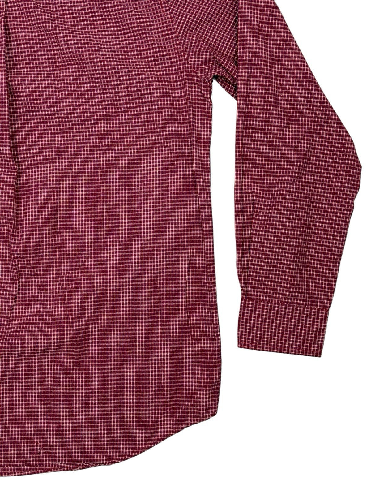 Chaps Red Check Collared Shirt Medium