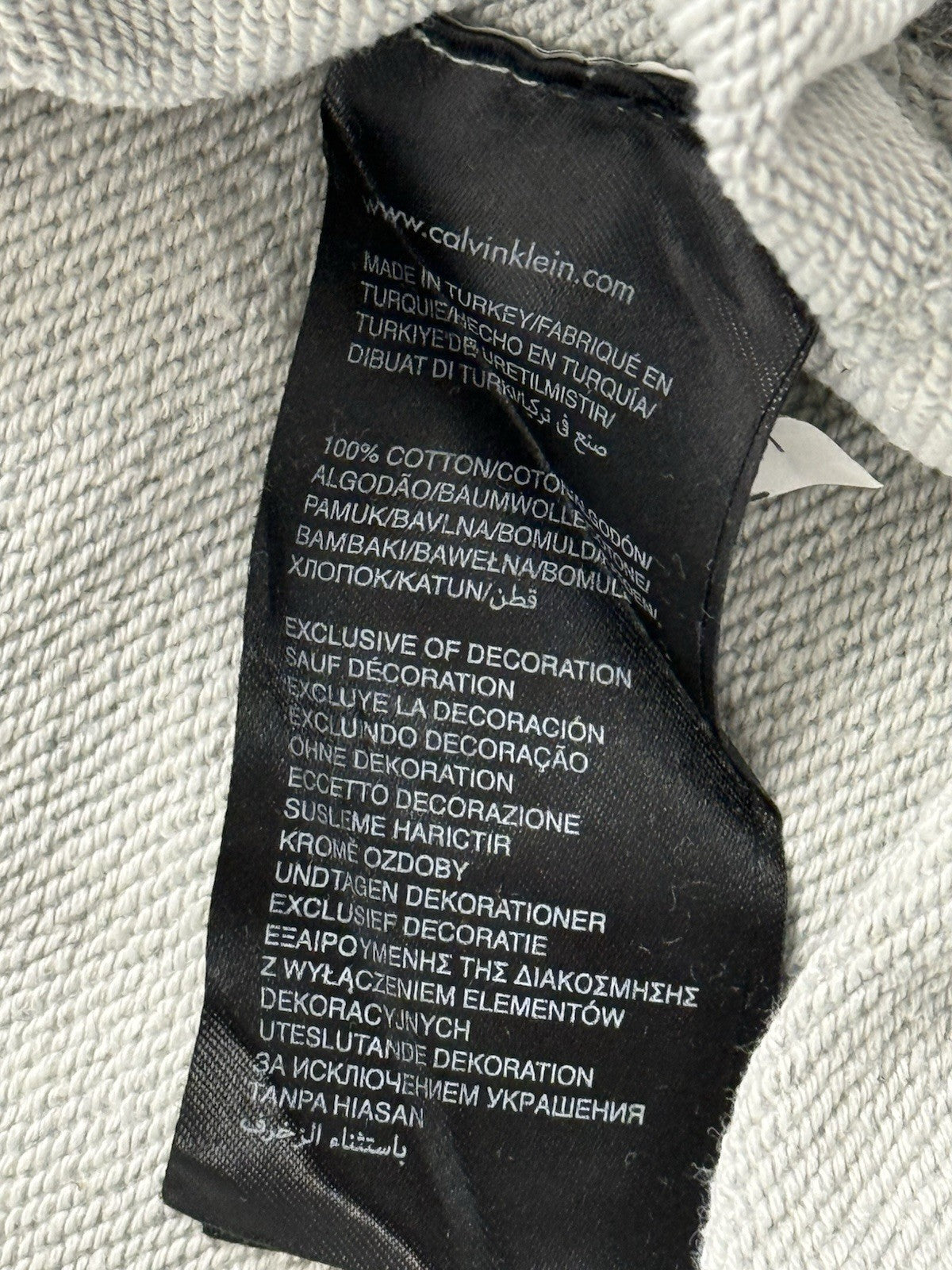 Calvin Klein Grey Jumper XL