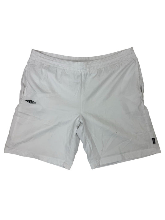 Umbro Retro White Swim Shorts Large