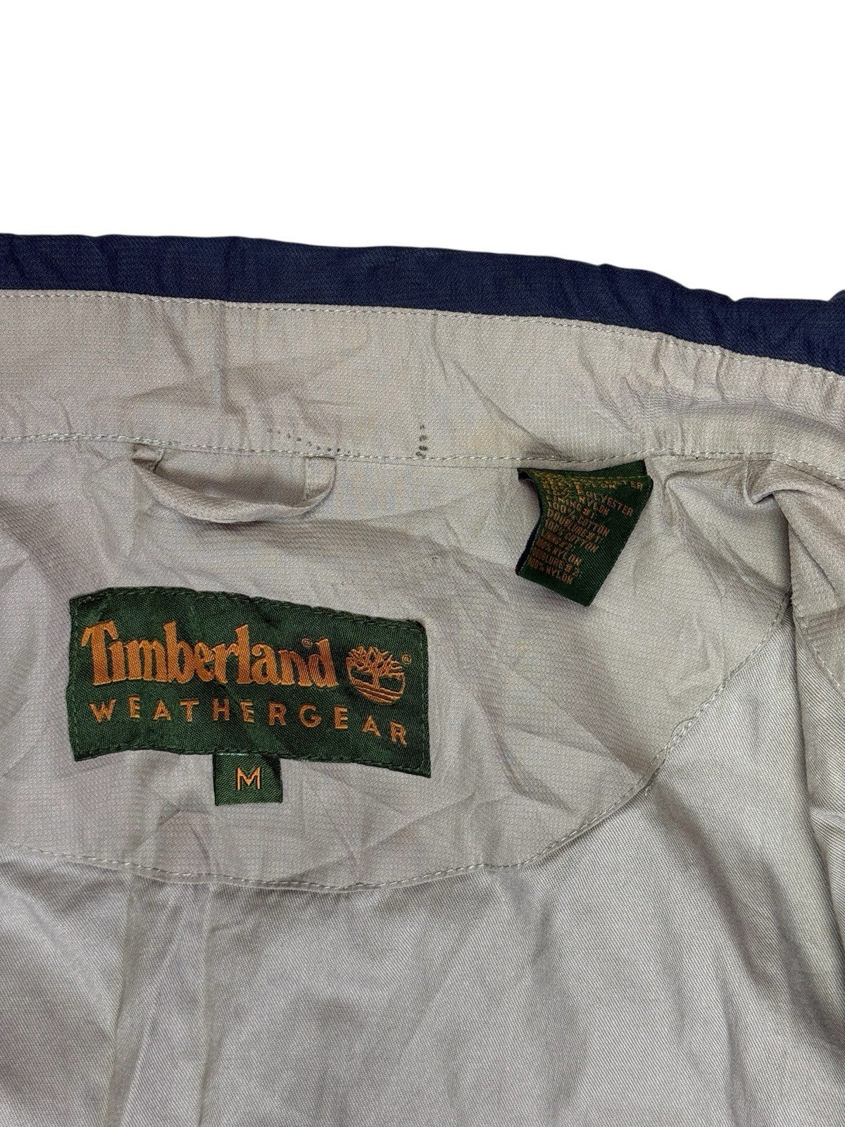 Timberland Blue Weathergear Zipped Collared Jacket Medium