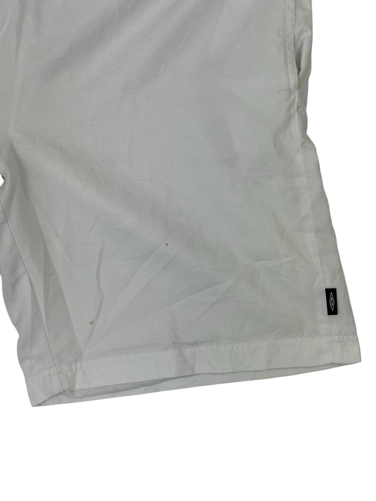 Umbro Retro White Swim Shorts Large