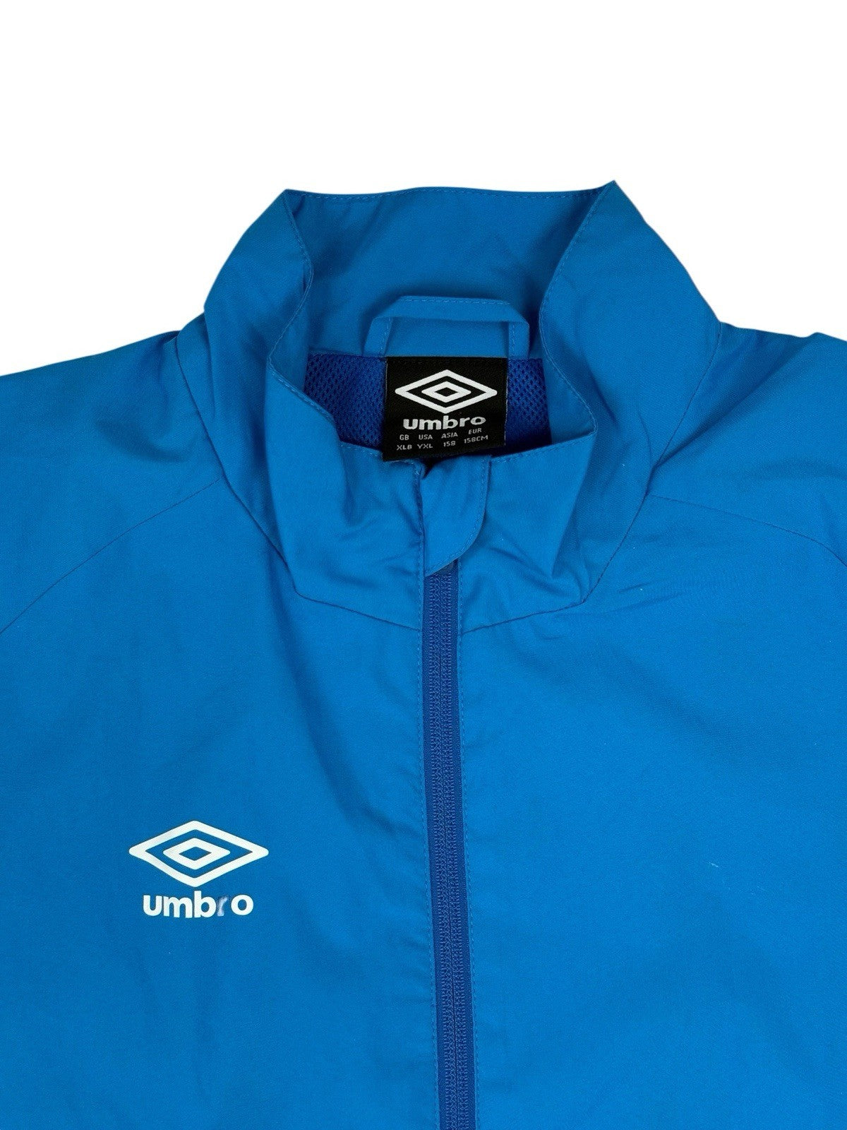 Umbro Blue Two Tone Zip Track Jacket Youth XL
