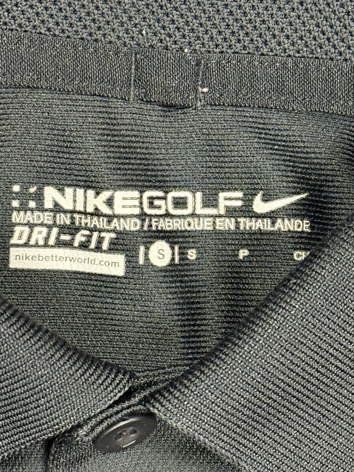 Nike Black Golf Polo Small