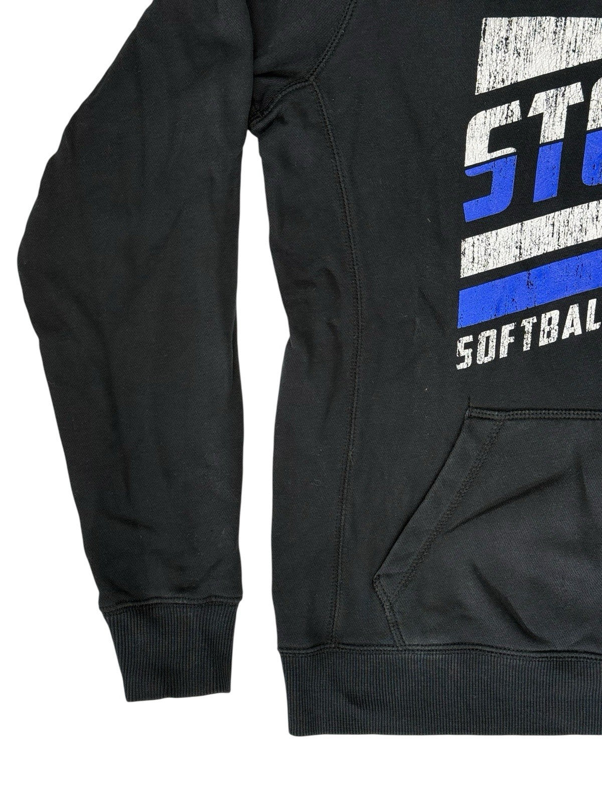 Nike Black Sports Print Hoodie Small