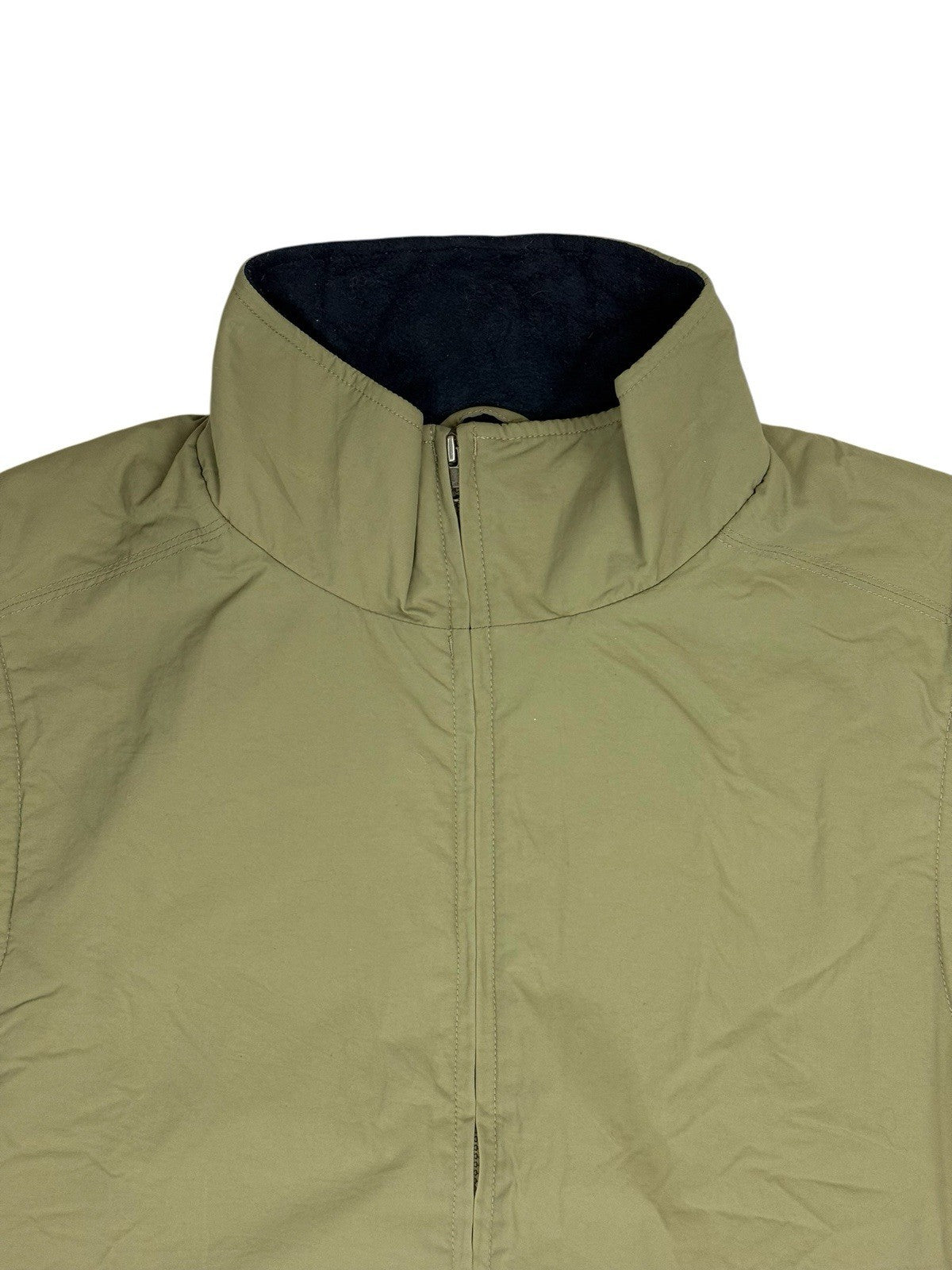 LL Bean Retro Green Fleece Lined Gillet Bodywarmer XL