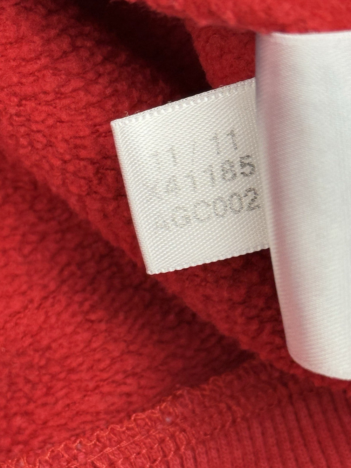 Adidas Red Trefoil Retro Hoodie Large