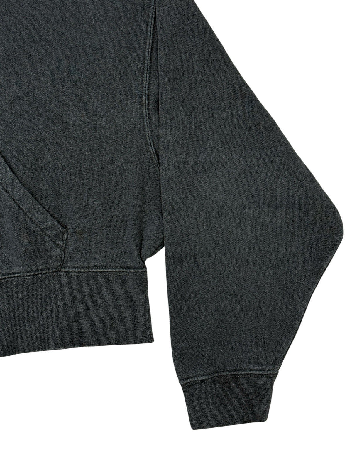 Nike Black Cropped Zip Hoodie Jacket XS