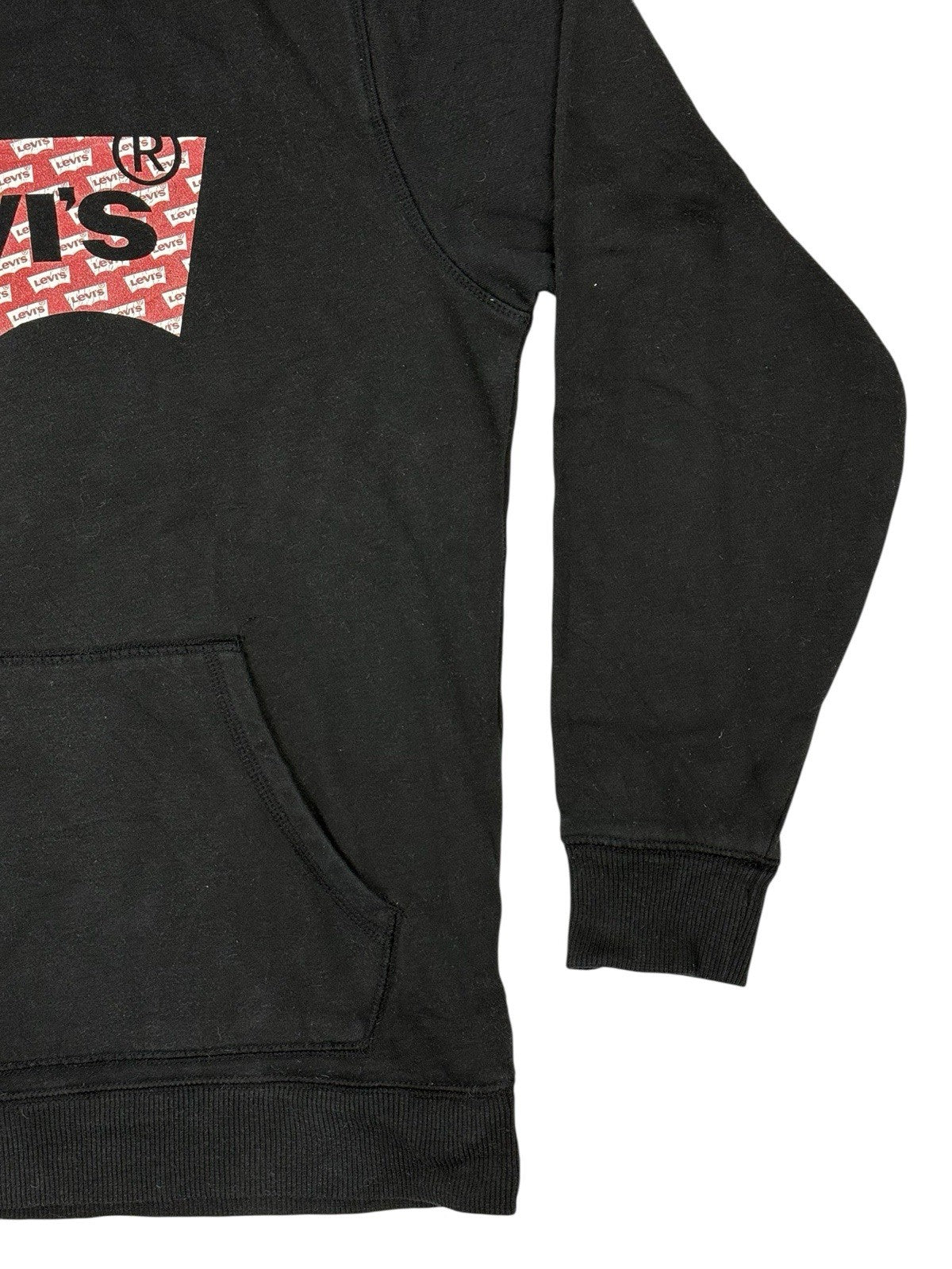 Levi's Black Batwing Print Hoodie Small