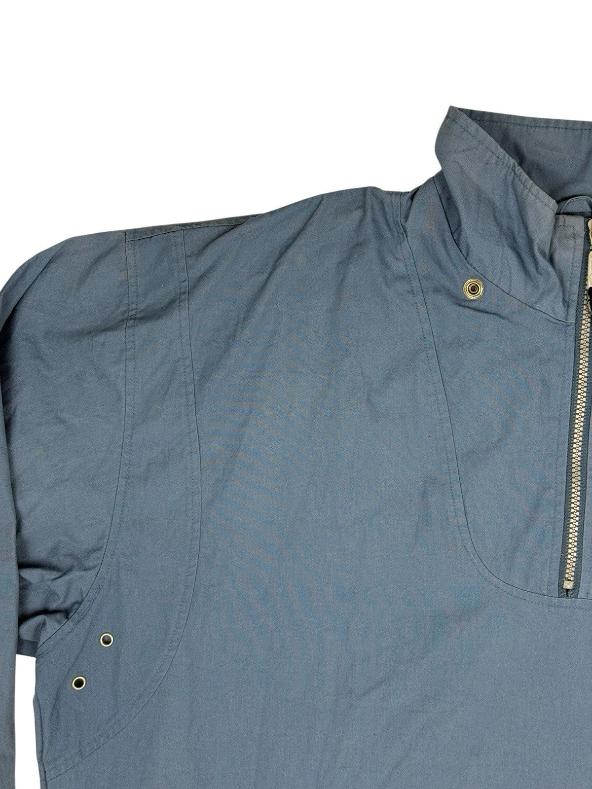 Reebok Blue Retro 1/4 Zip Pullover Jacket Large