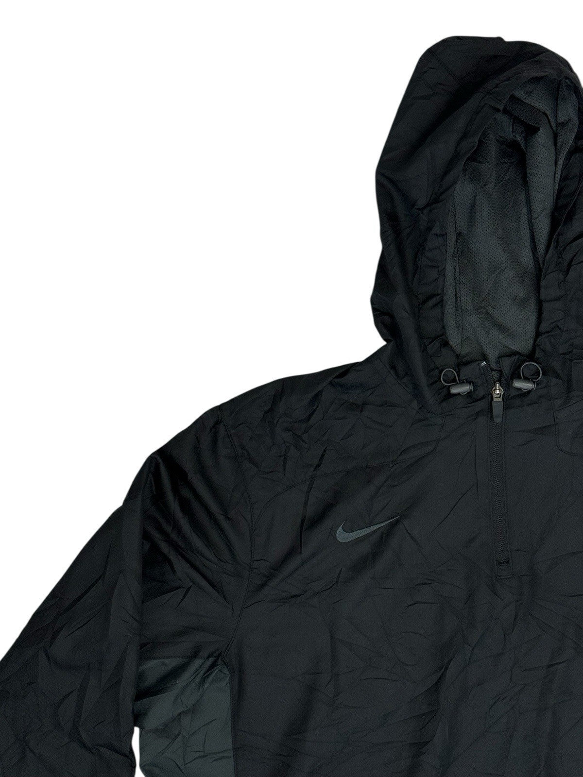 Nike Black 1/4 Zip Pullover Jacket 2XL