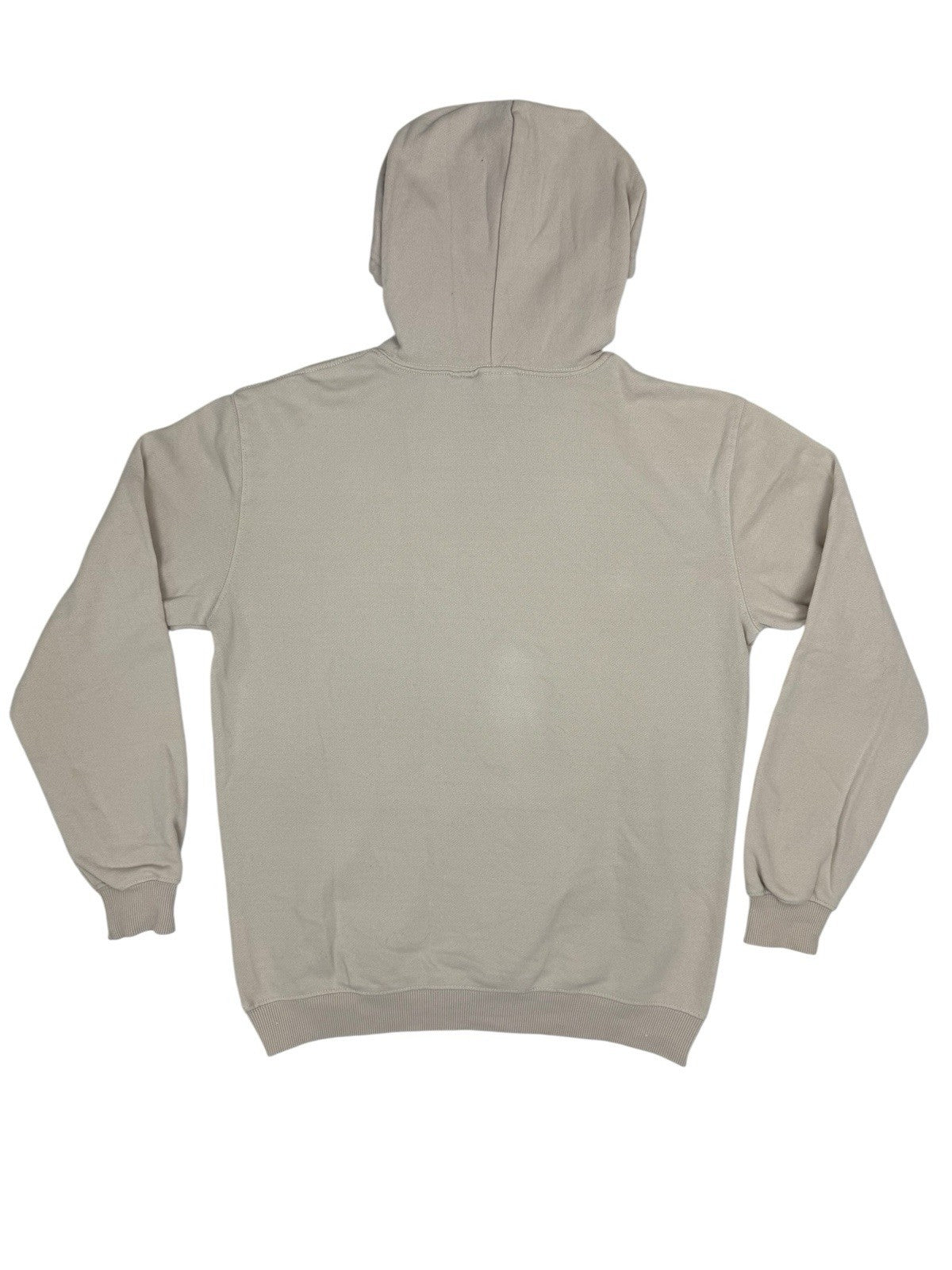 Retro Space Jam Beige Distressed Printed Hoodie Small