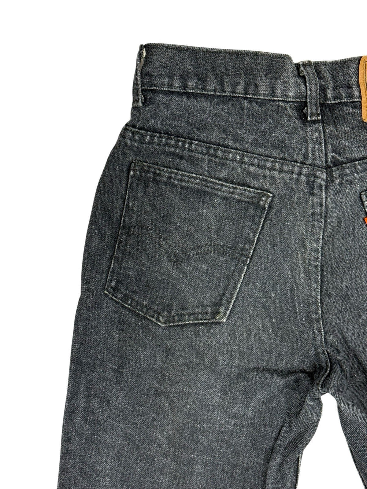 Levi's Grey Denim Tapered Jeans 28W 25L