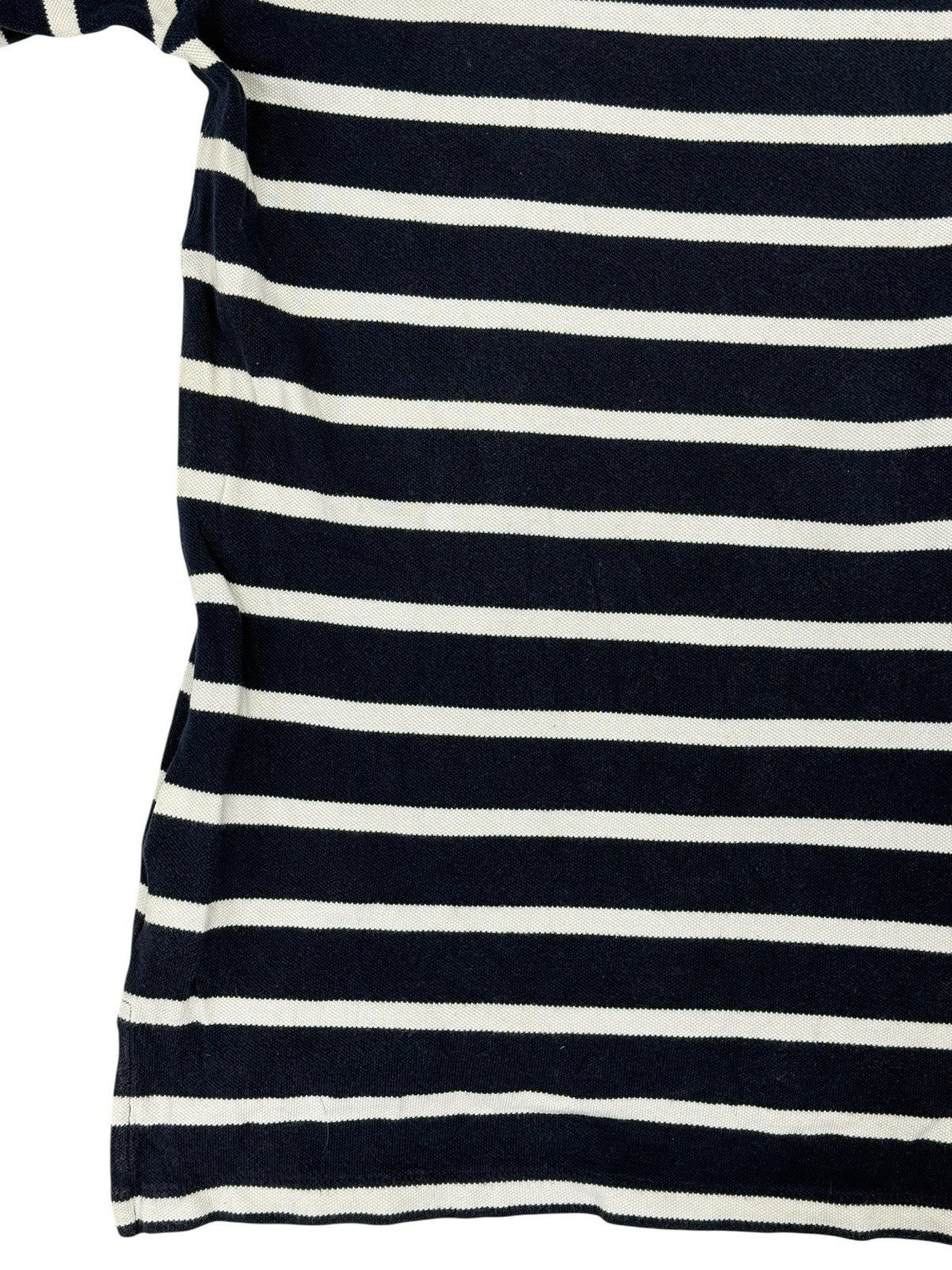 Polo Ralph Lauren Blue Striped Polo Top Size Large (16/18)