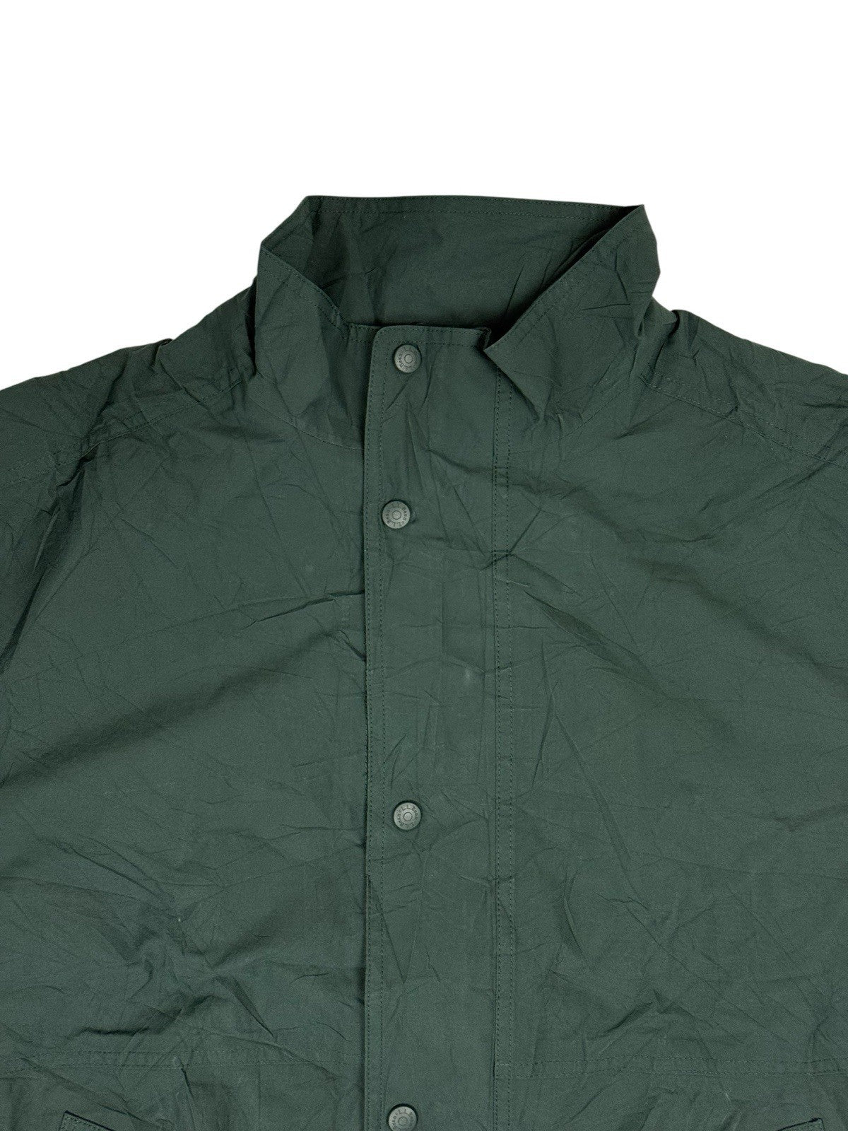 LL Bean Green Retro Zip Windbreaker Jacket XL