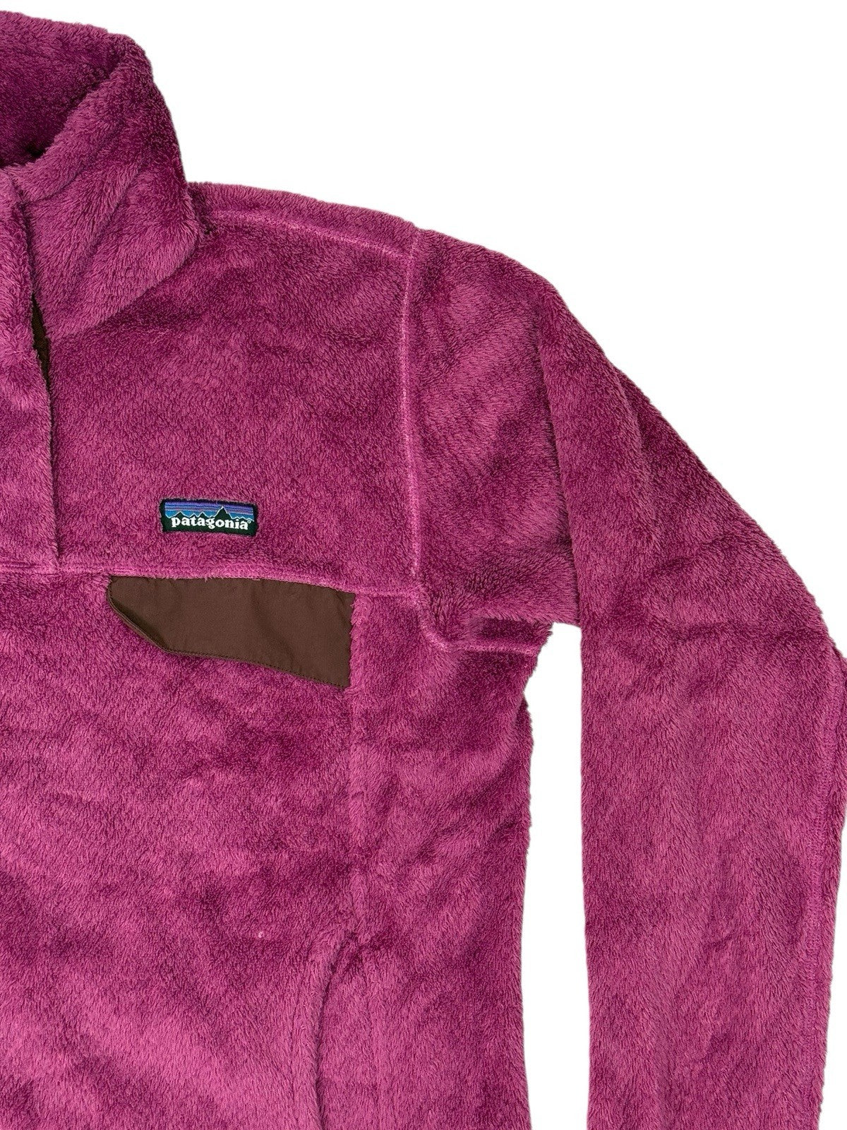 Patagonia Pink Snap T Fleece Jumper Medium