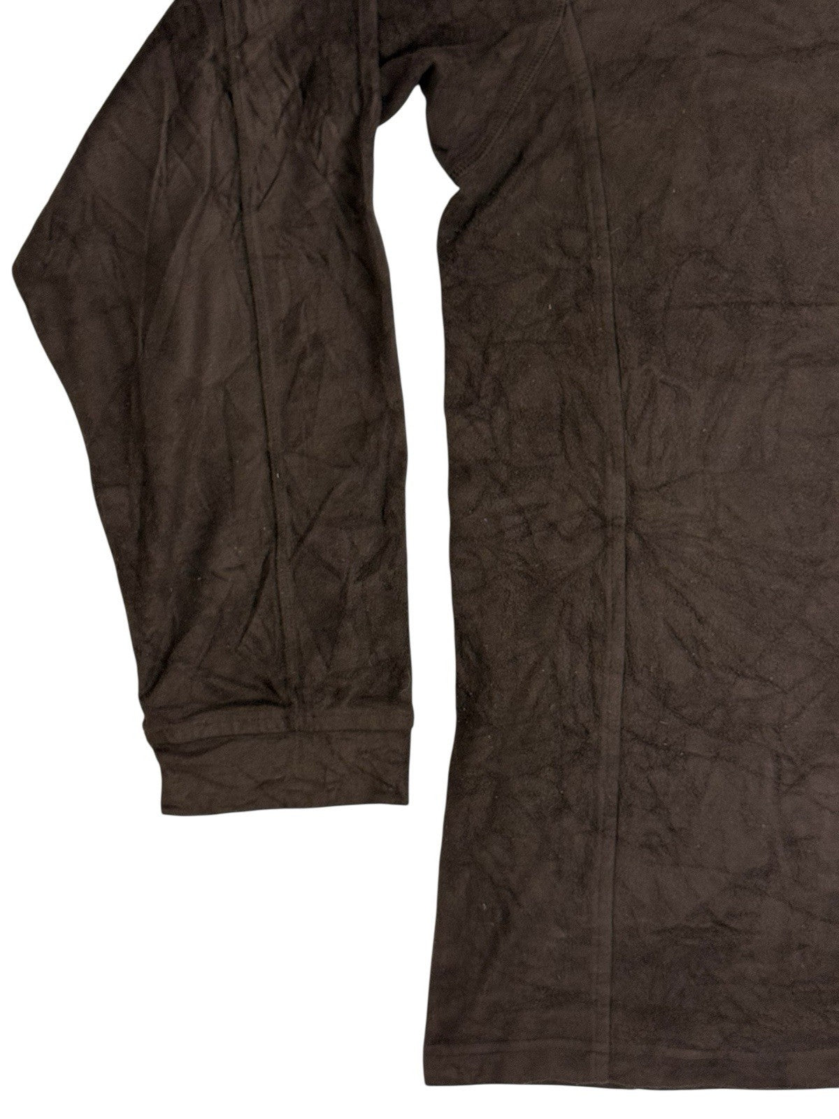 LL Bean Brown 1/4 Zip Fleece Jumper 2XL Tall