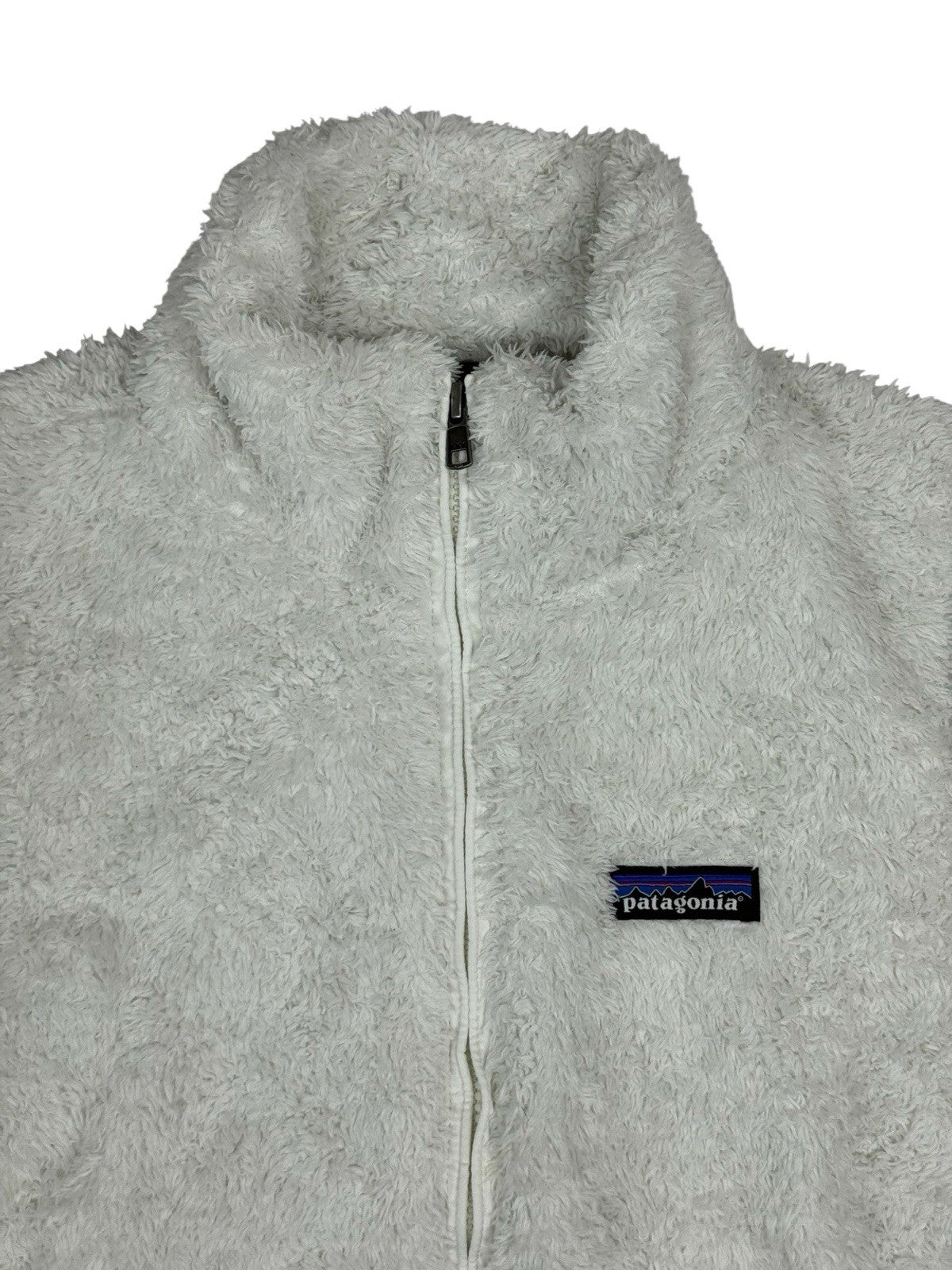 Patagonia White Los Gatos Fleece Gillet Bodywarmer Medium