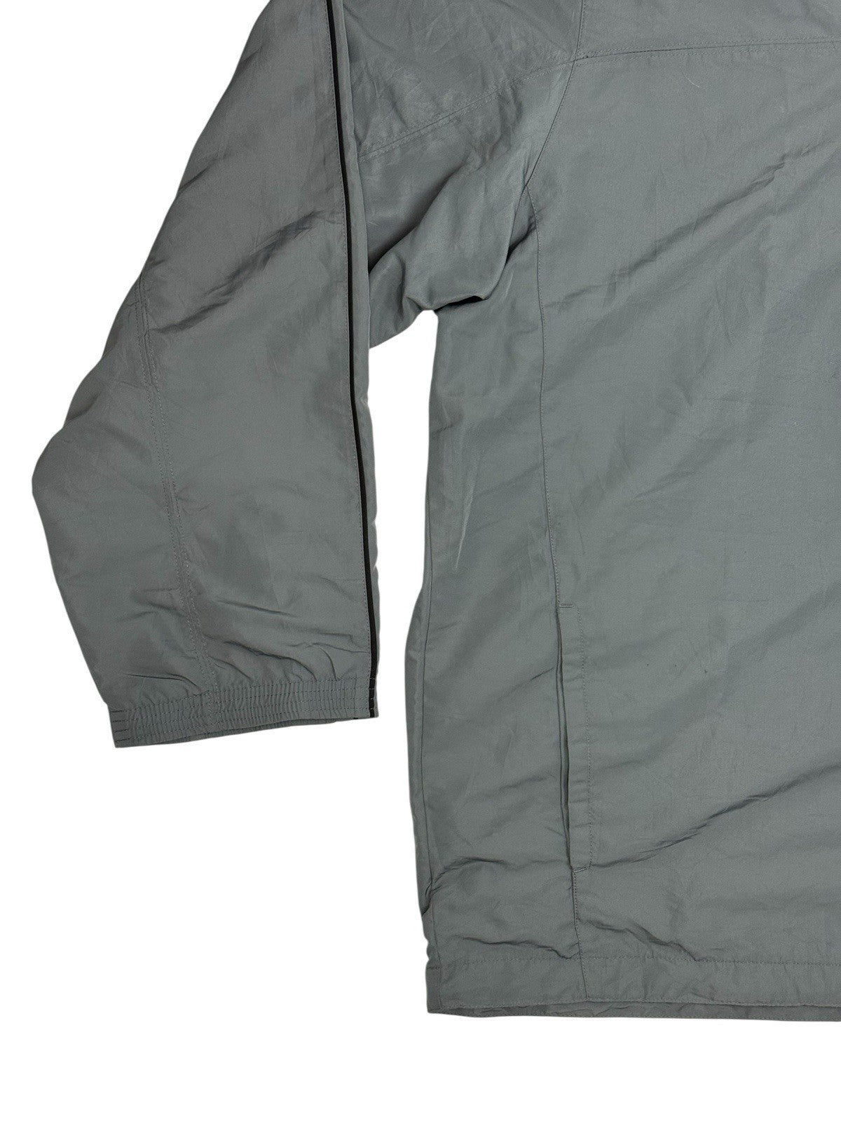 Reebok Grey Retro Lined Zip Track Jacket 2XL
