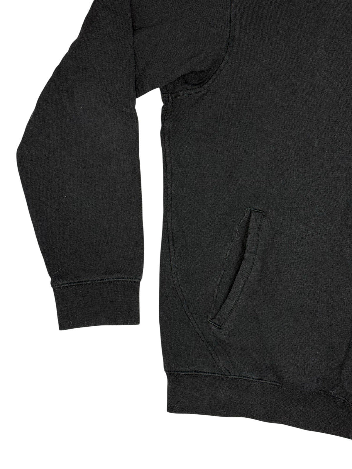 Reebok Black Retro Zip Cotton Fleece Lined Jacket XL