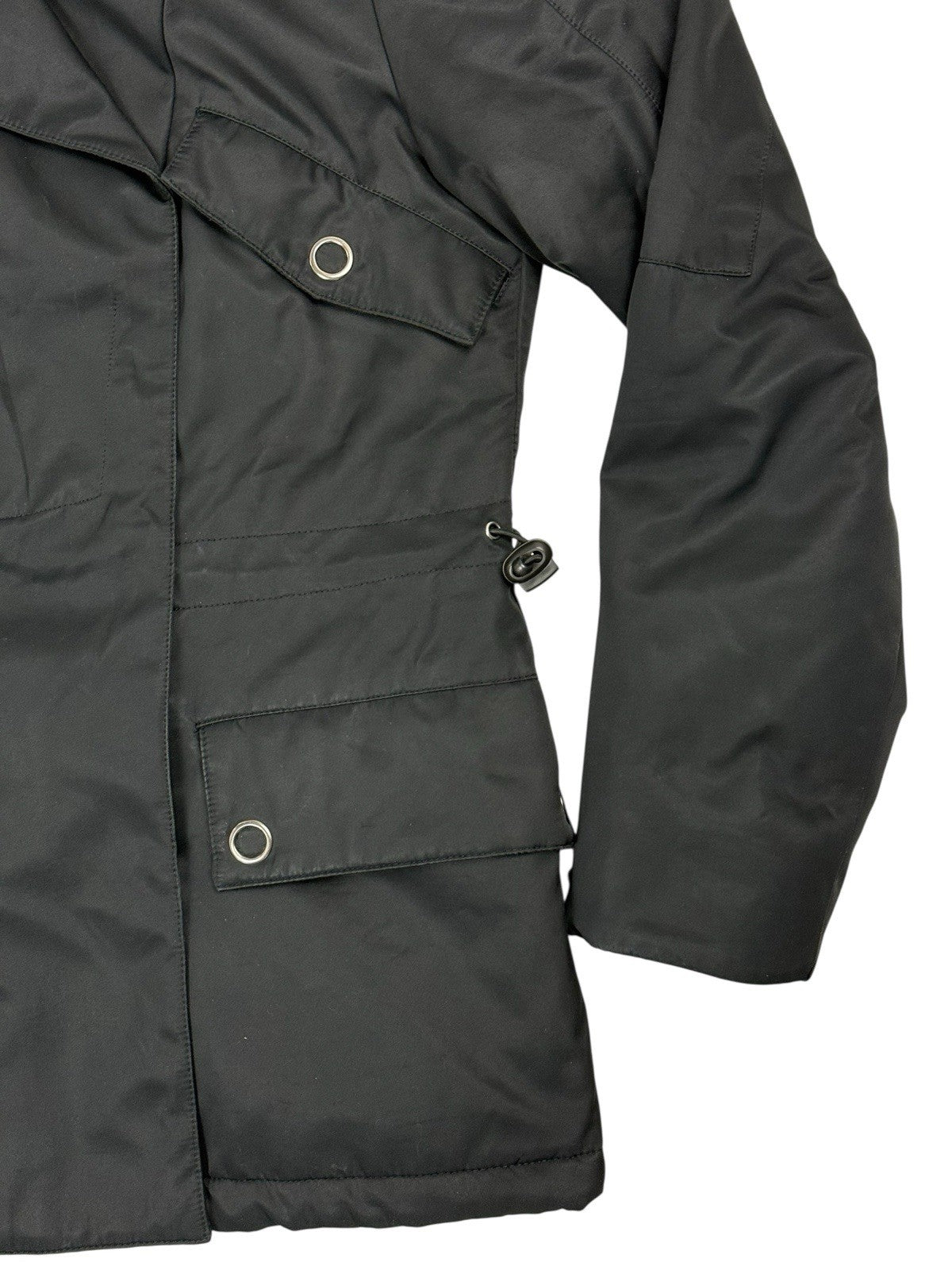 Sergio Tacchini Black Insulated Rain Jacket UK 14 (46)