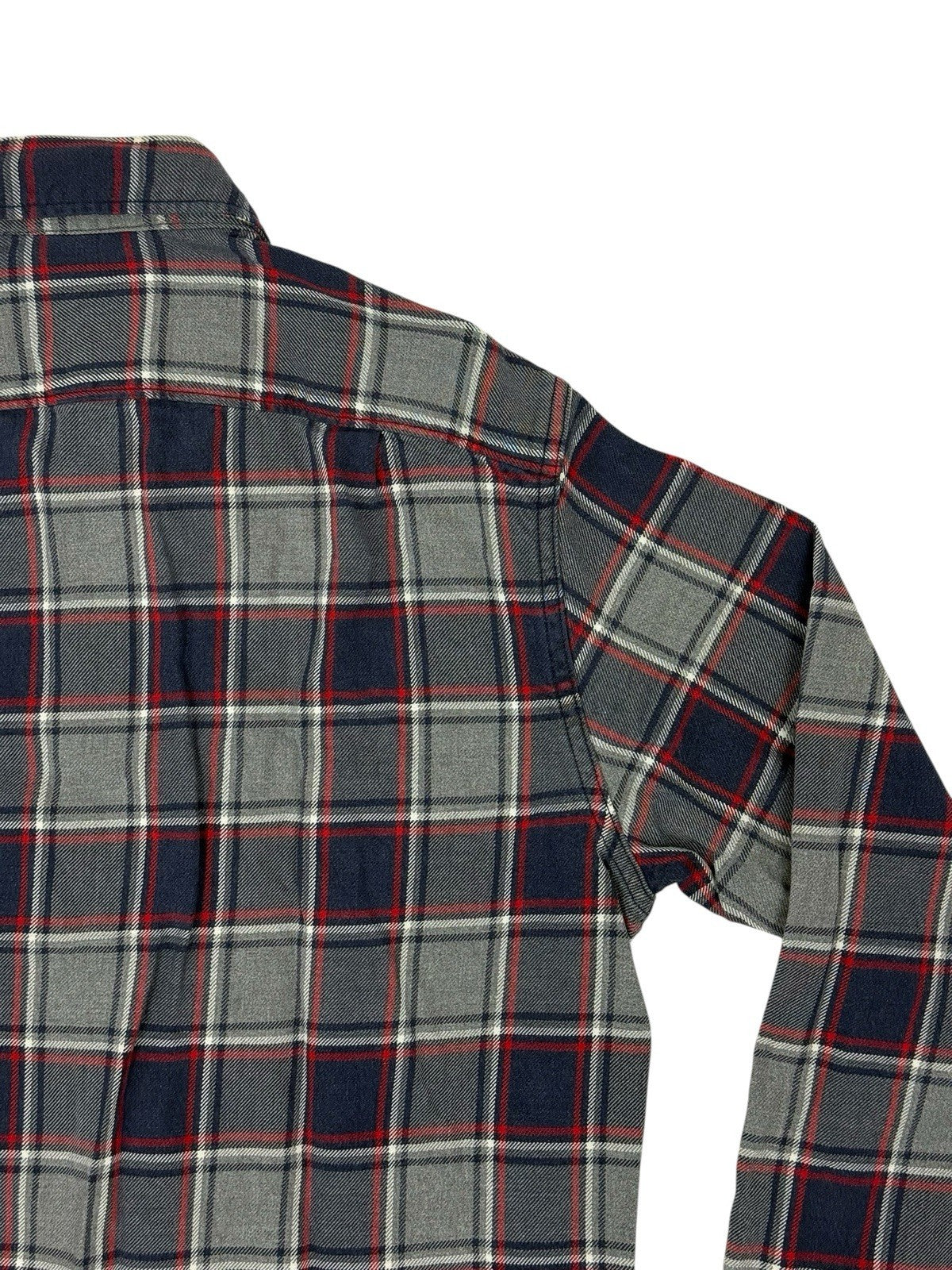 J Crew Retro Blue Plaid Slim Fit Collared Shirt Small