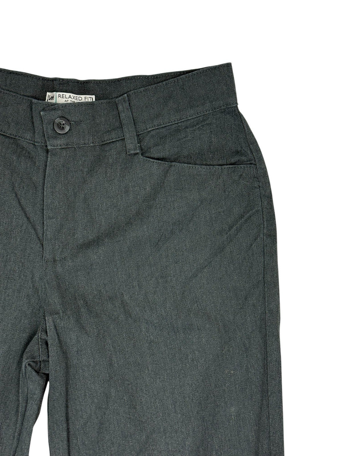 Lee Relaxed Fit Grey Trousers Size 10 Long