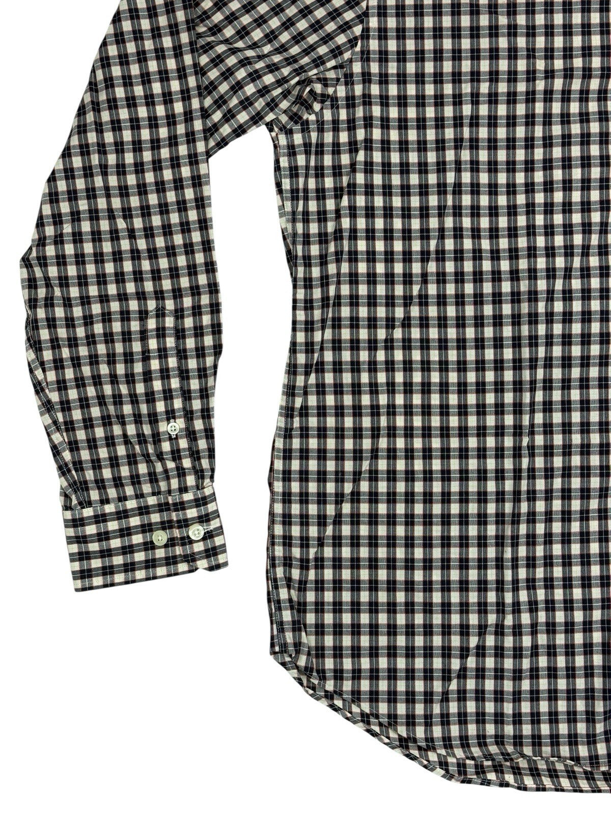 Nautica Retro Multicoloured Plaid Cotton Collared Shirt XL