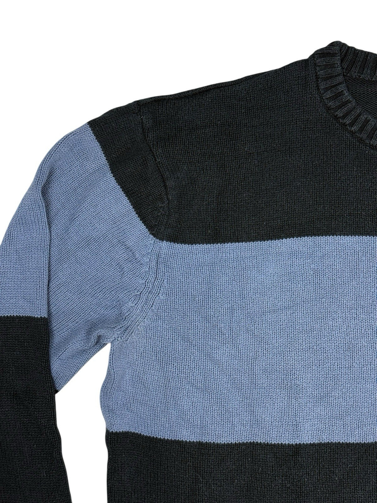 Nautica Retro Blue Striped Cotton Jumper XL