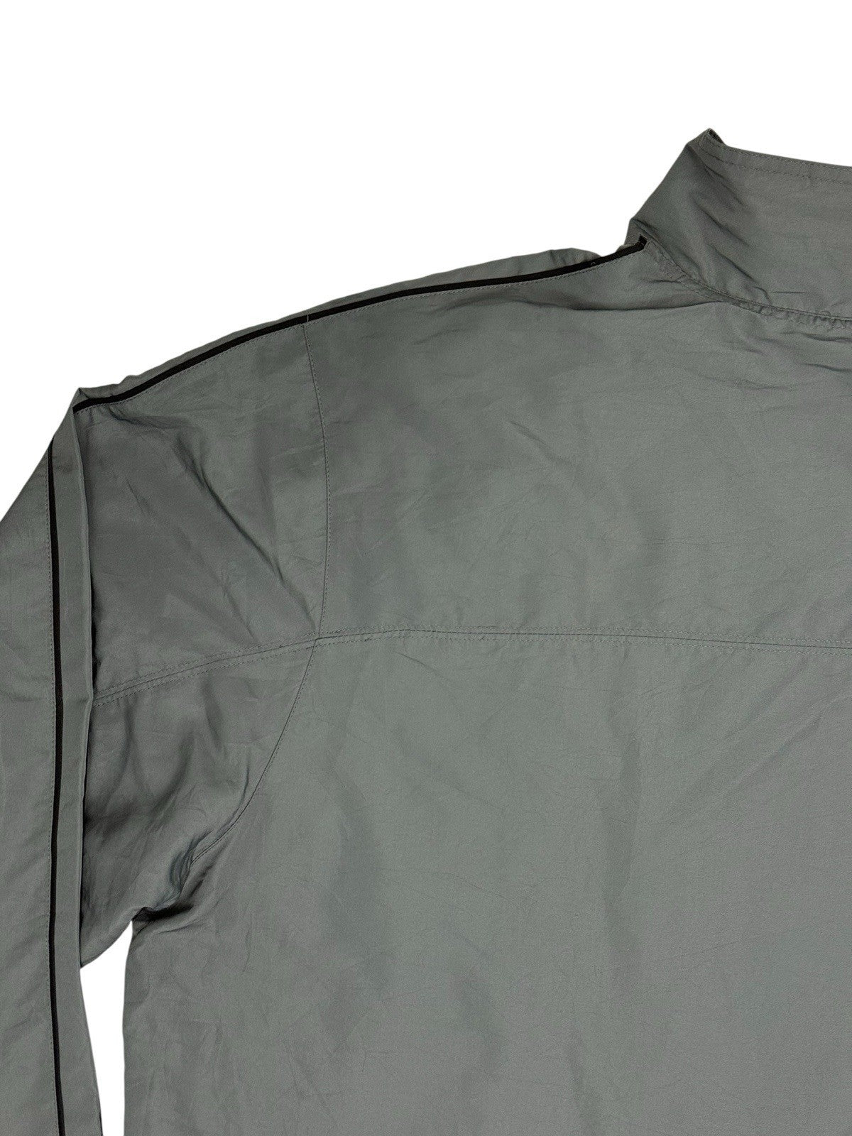 Reebok Grey Retro Lined Zip Track Jacket 2XL