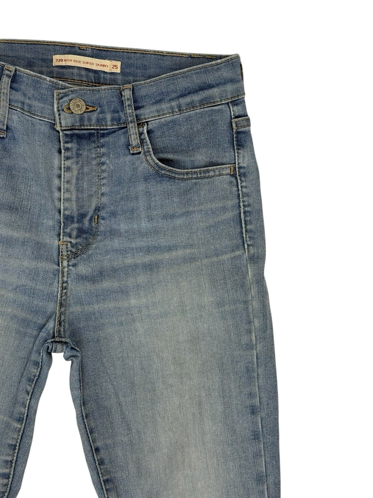 Levi's Blue 720 High Rise Super Skinny Jeans 25W 28L