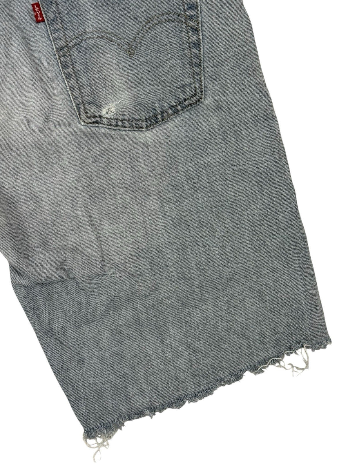 Levi's Blue Cut Off Shorts 34W