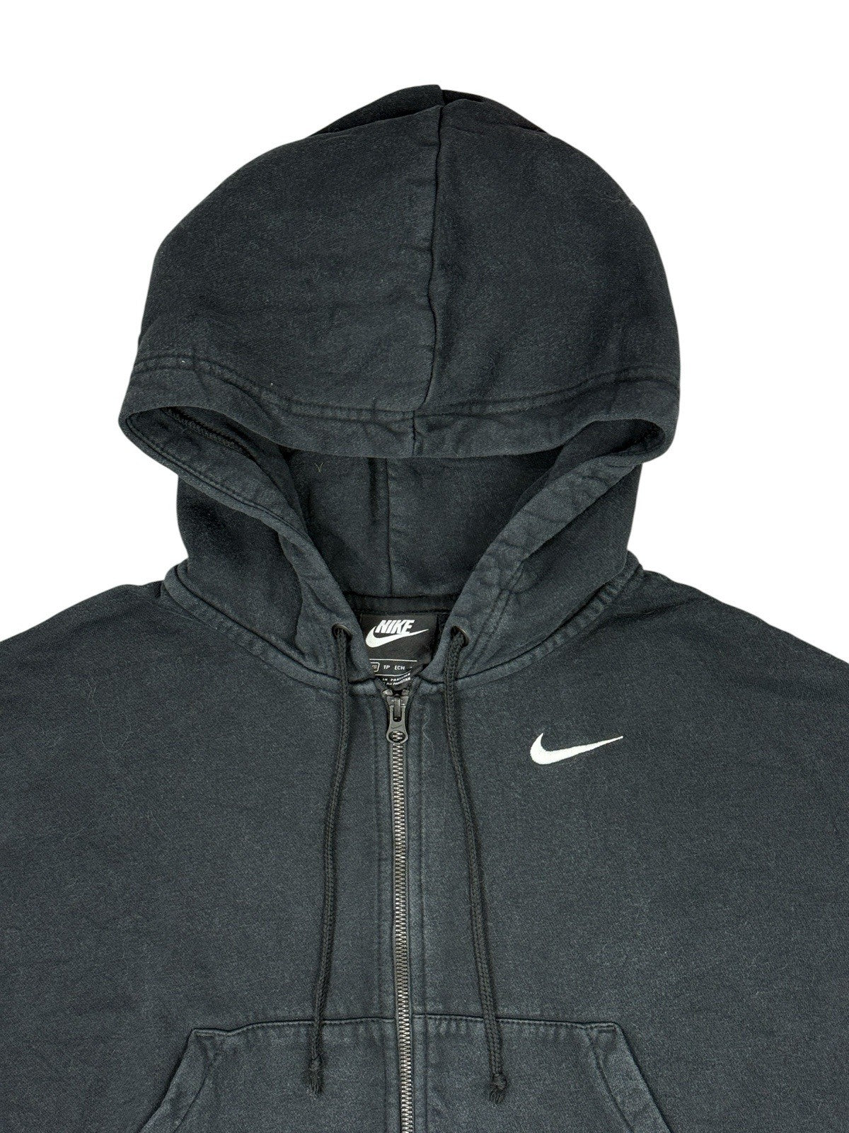 Nike Black Cropped Zip Hoodie Jacket XS