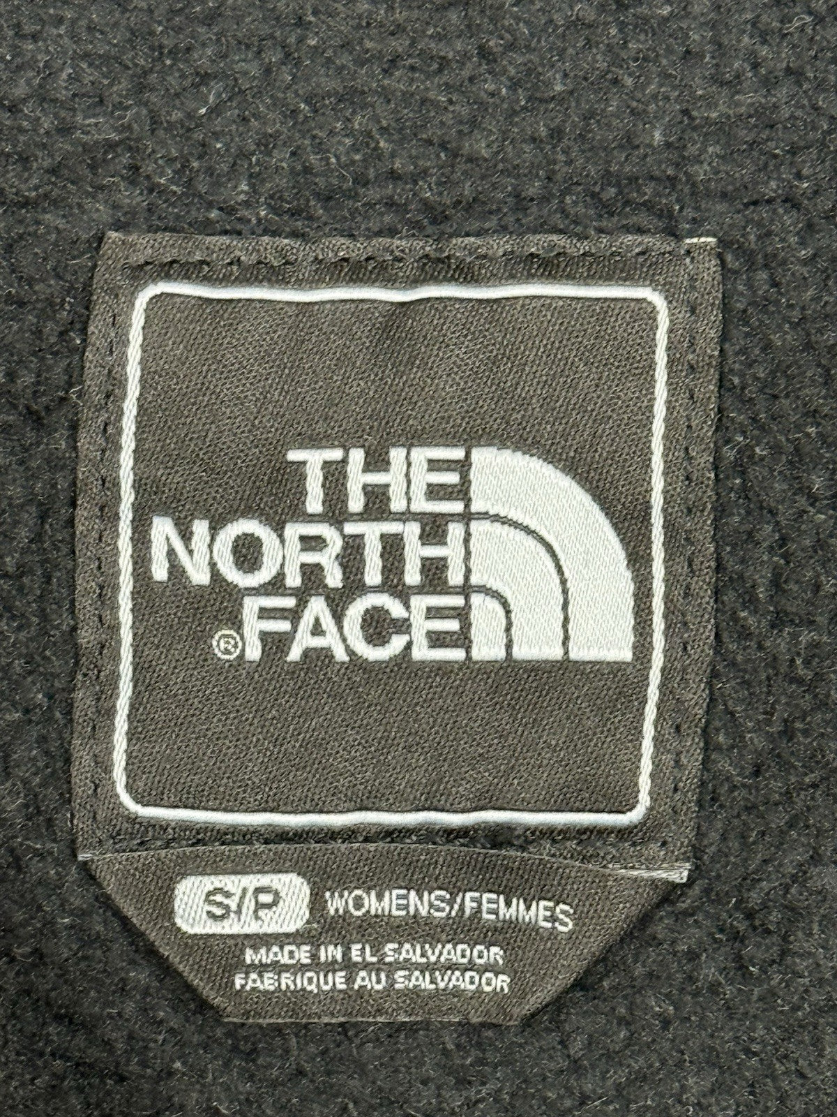The North Face Black Denali Fleece Zip Jacket Small