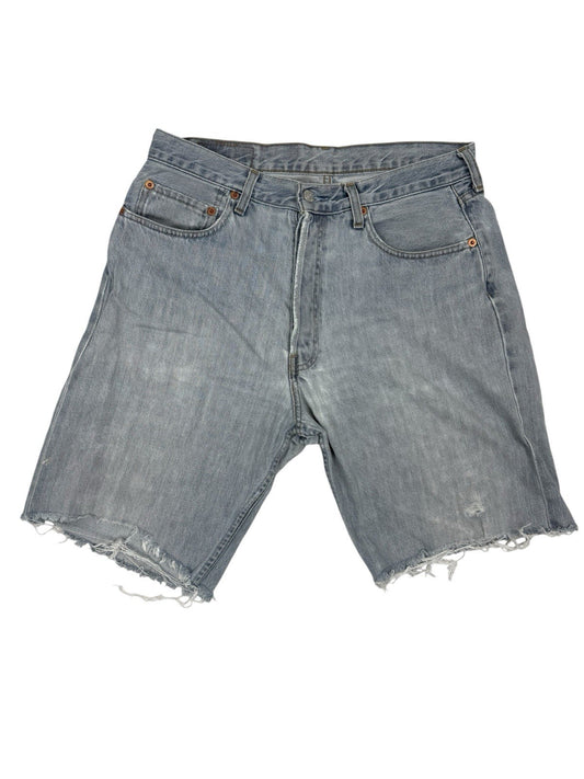 Levi's Blue Cut Off Shorts 34W