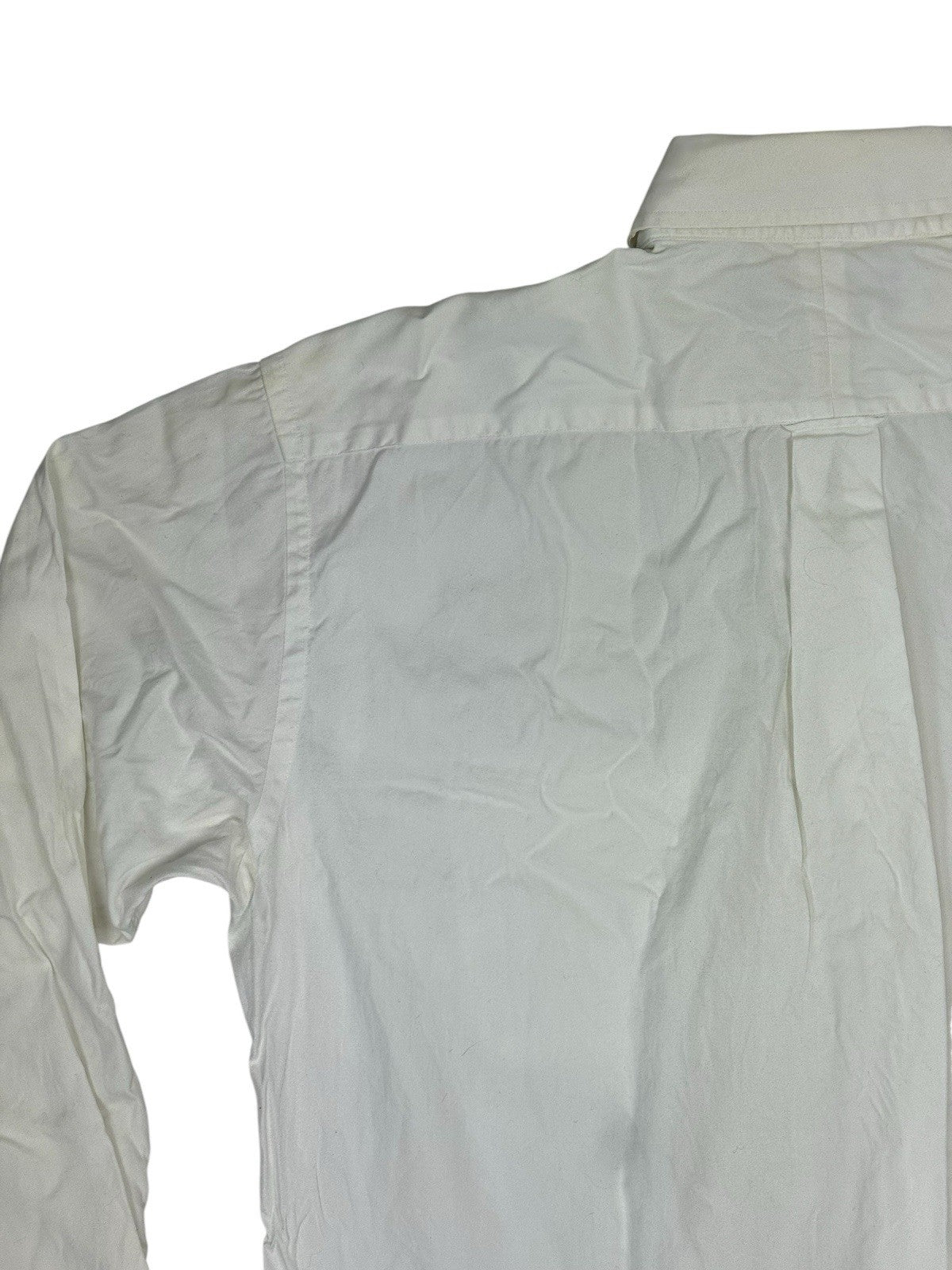 Tommy Hilfiger Vintage White Gold Crest Shirt Medium (15" Collar)