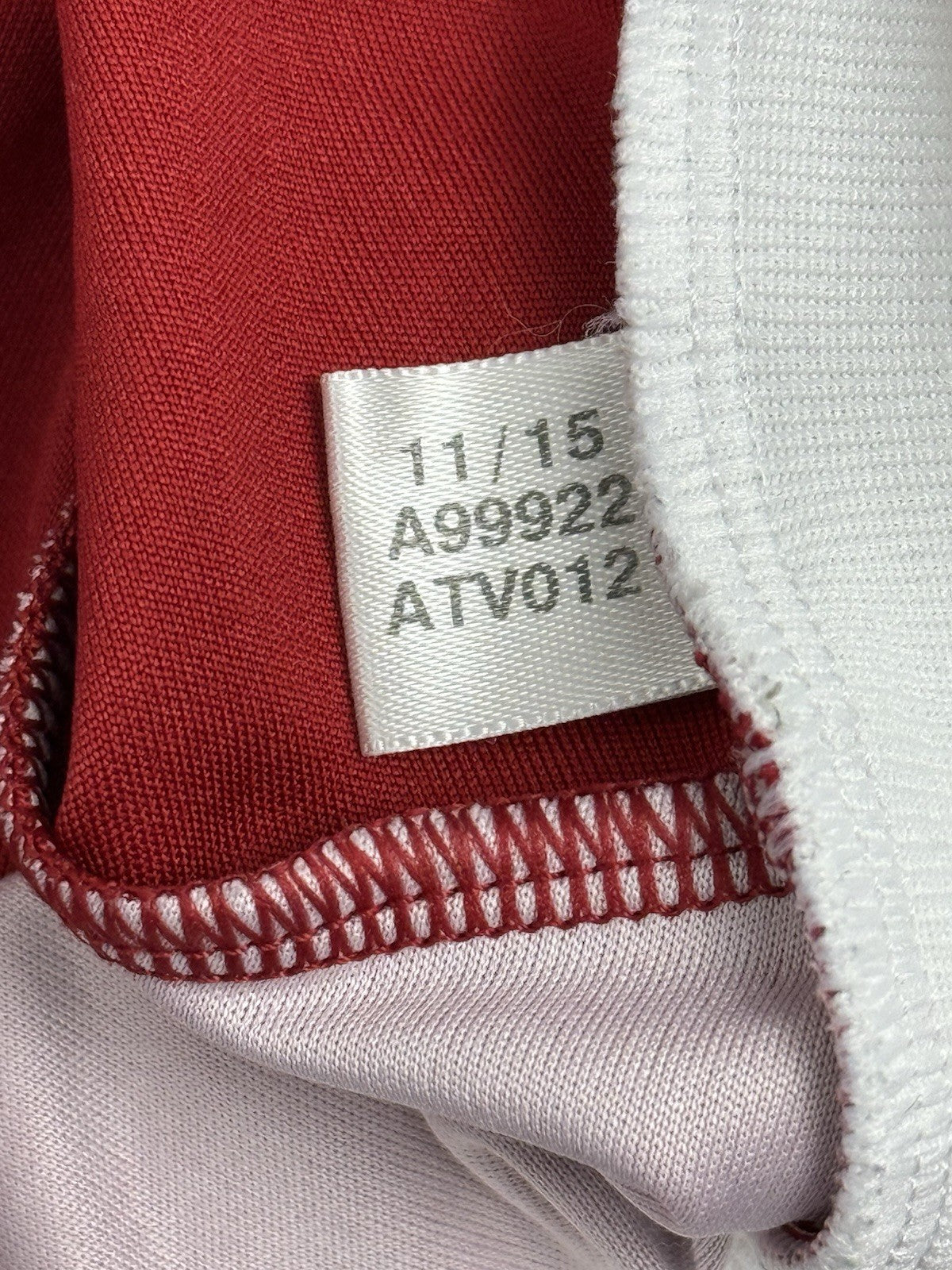 Denmark National Football DBU 2015/16 Home Top Youth Large (Age 13-14)