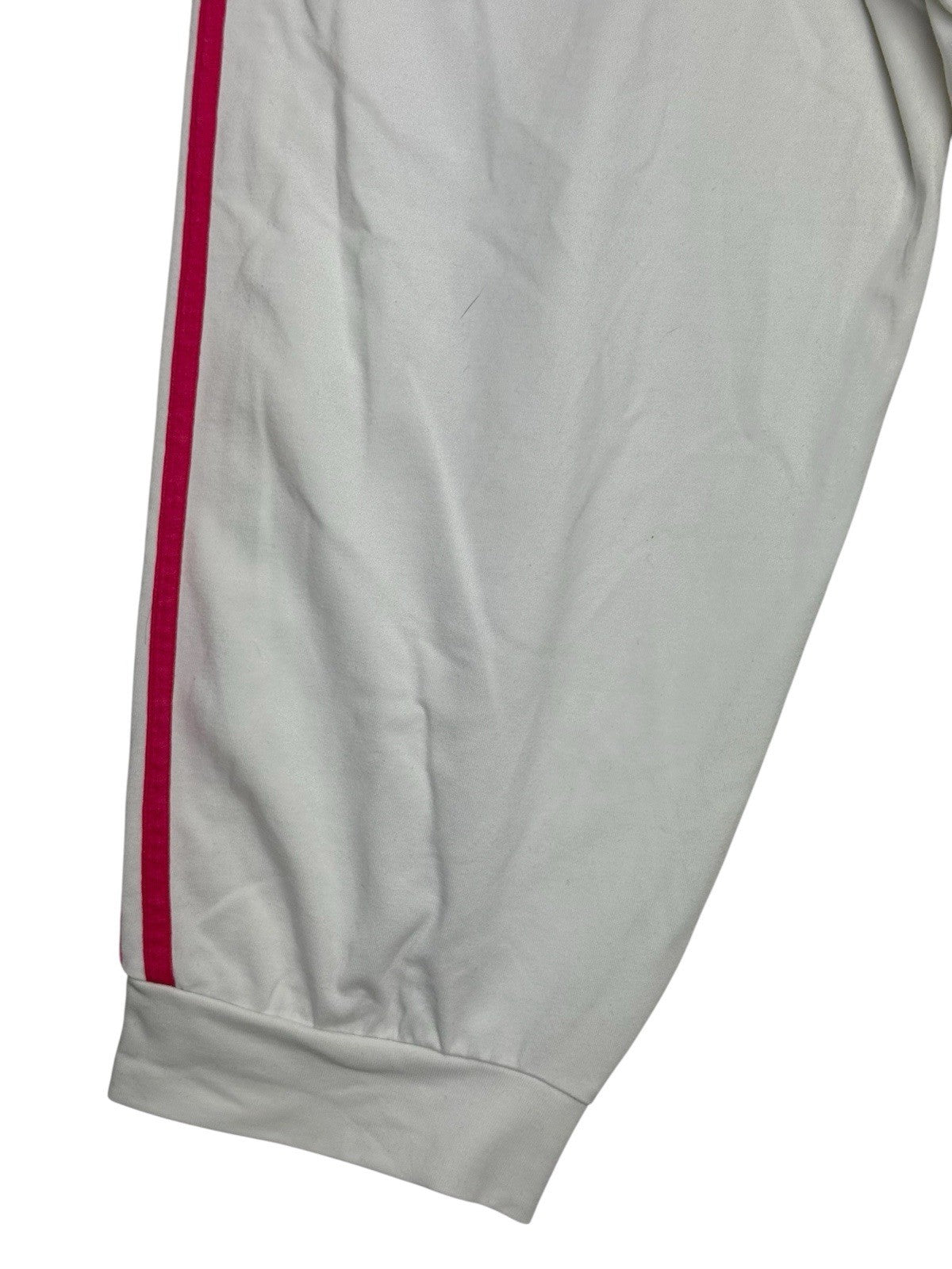 Adidas White Climalite Tracksuit Bottom Joggers Small (Size 8/10) WOMENS
