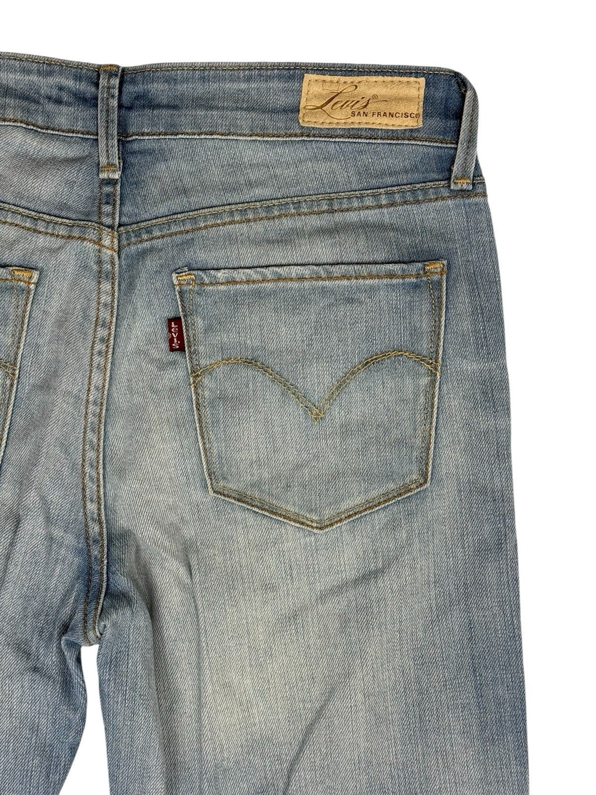 Levi's Blue Demi Curve Classic Straight Leg Jeans 27W 30L