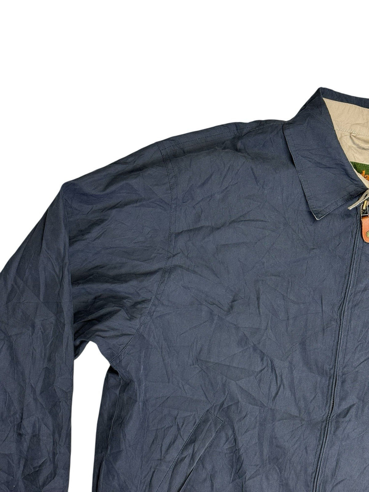 Timberland Blue Weathergear Zipped Collared Jacket Medium