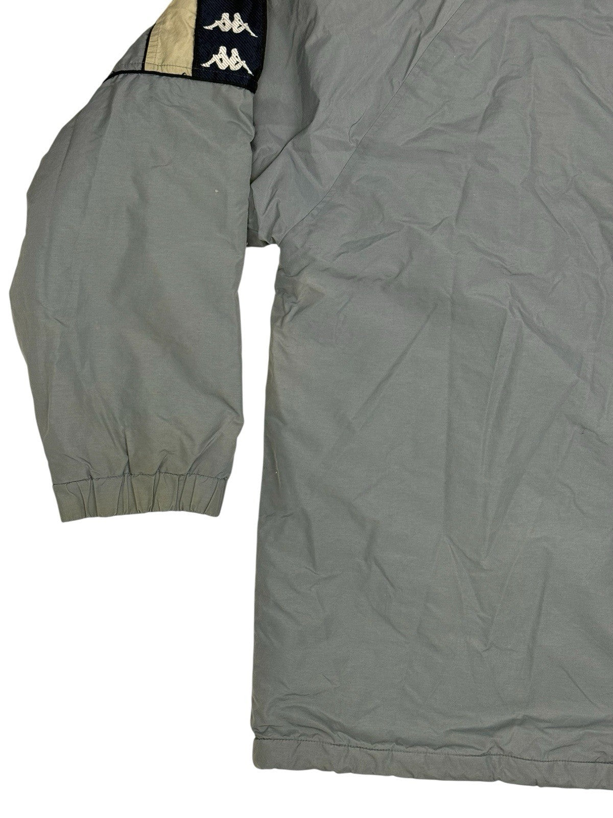 Kappa Blue Retro Padded Zip Jacket Large