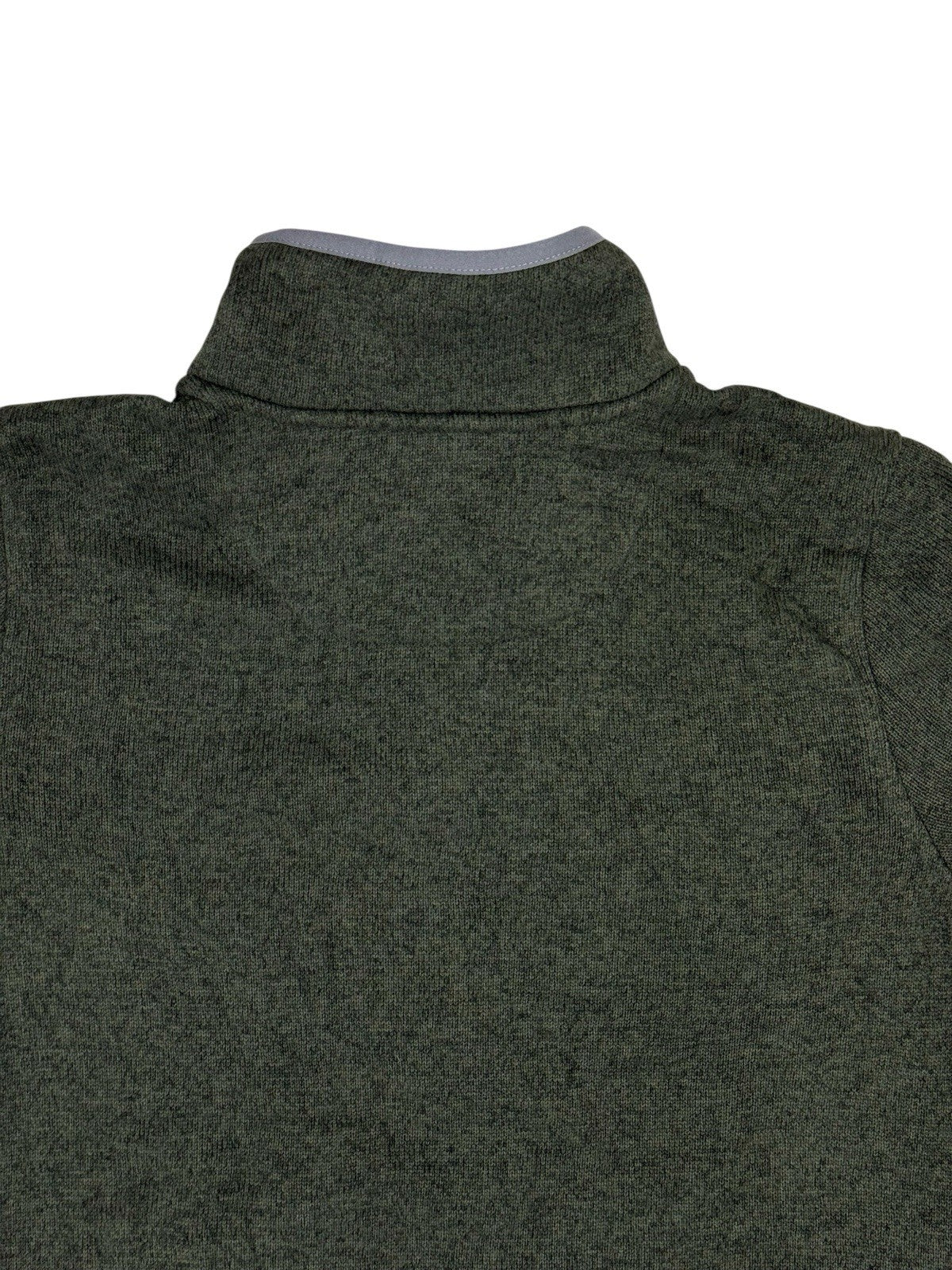LL Bean Green Fleece Snap Jumper Medium