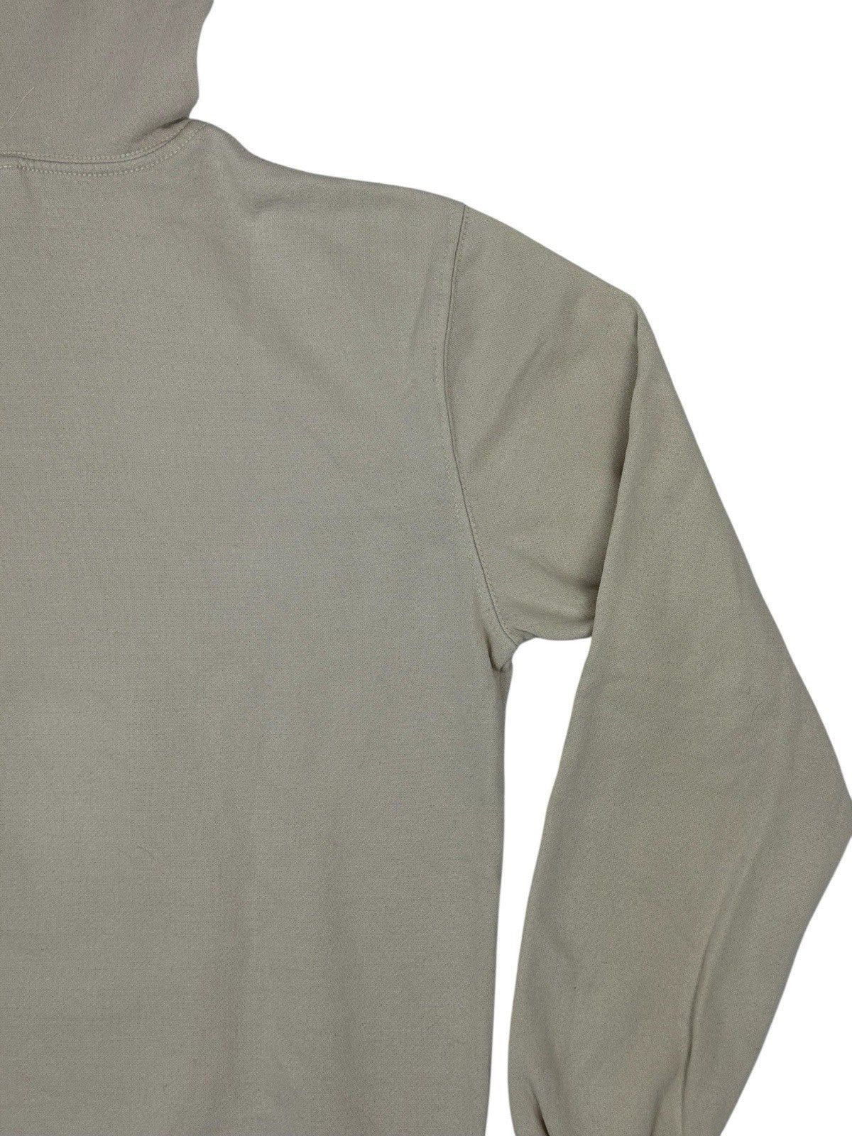 Retro Space Jam Beige Distressed Printed Hoodie Small