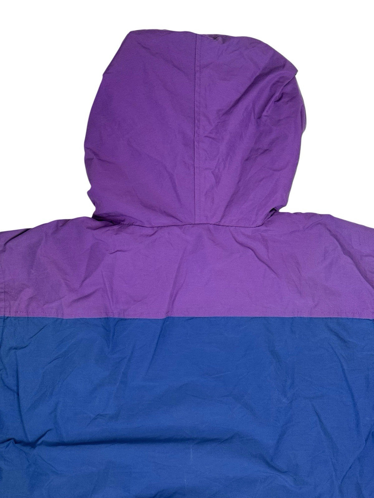 LL Bean Vintage Blue Sunbuster Zip Jacket Medium
