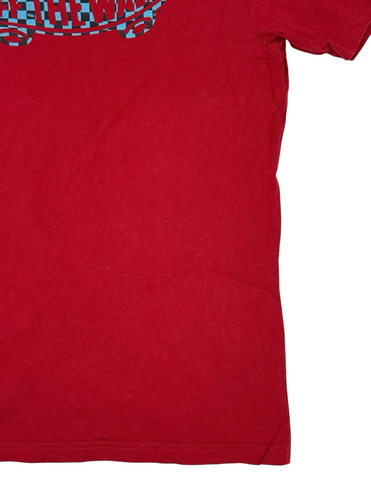 Vans Red Off The Wall Printed Top Boys XL