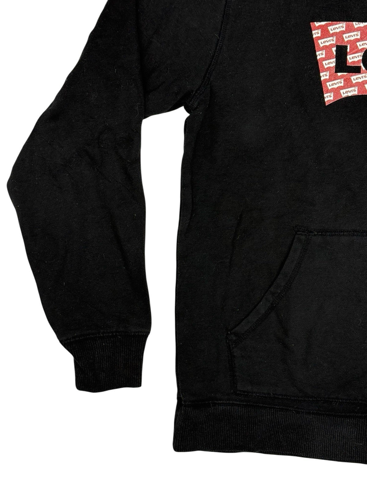Levi's Black Batwing Print Hoodie Small