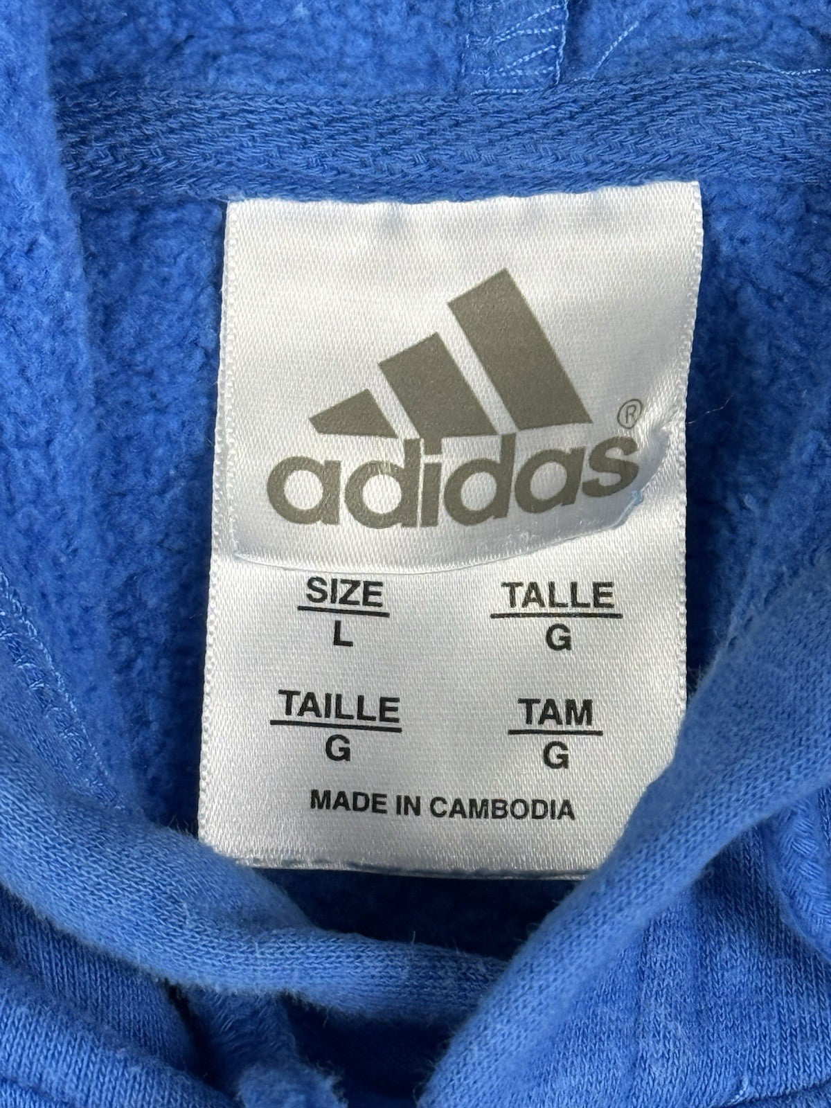 Adidas Vintage UCLA Bruins Blue Hoodie Large
