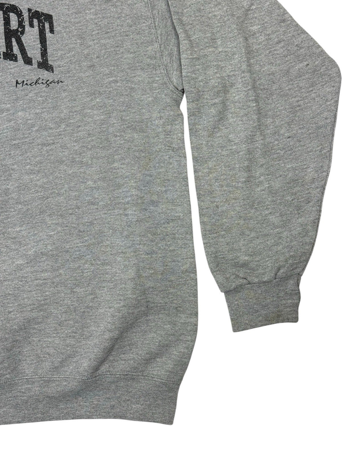 Lee Grey Vintage Heavyweight Goodhart Michigan Jumper Large