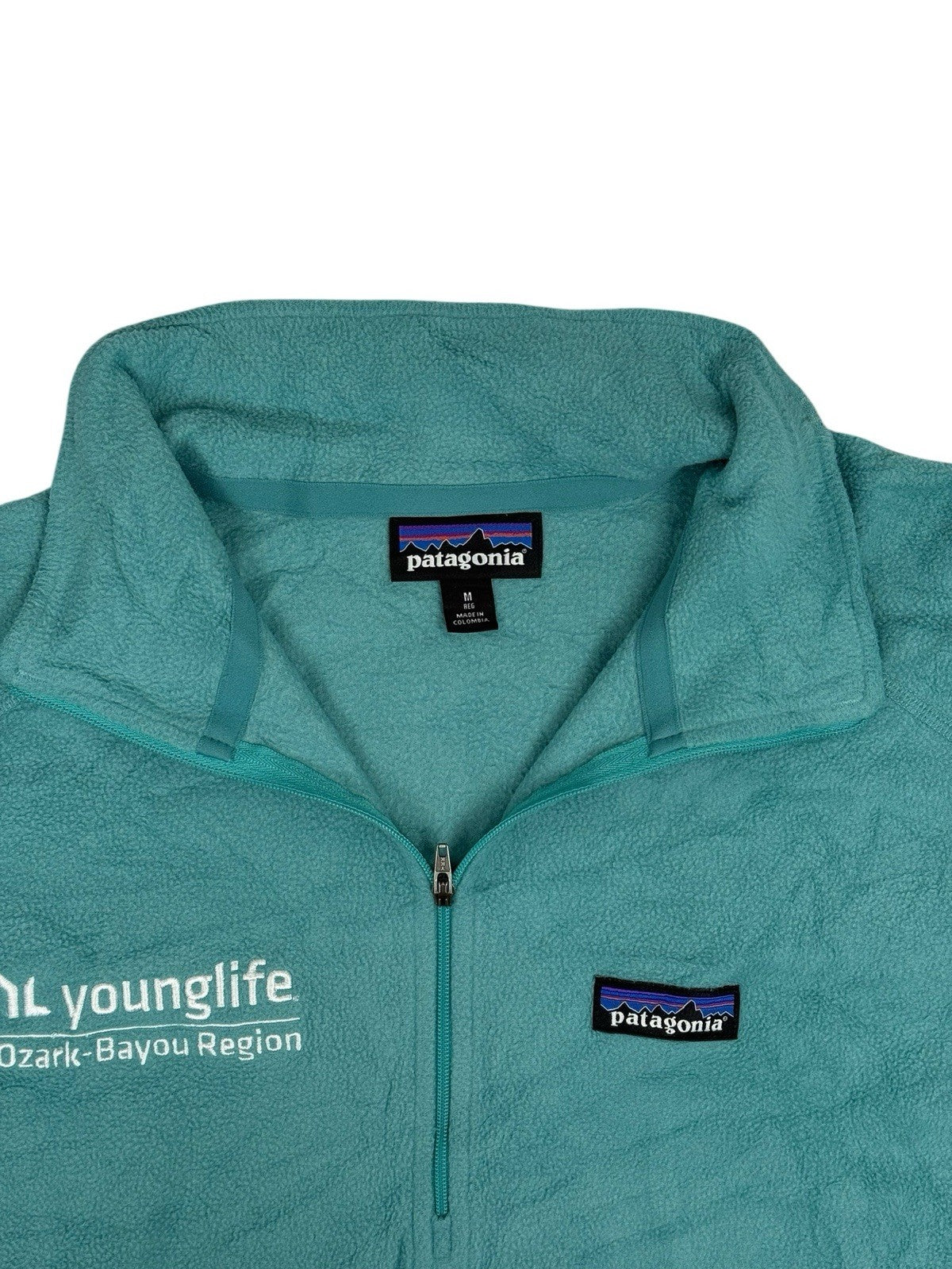 Patagonia Blue Half Zip Micro Fleece Medium