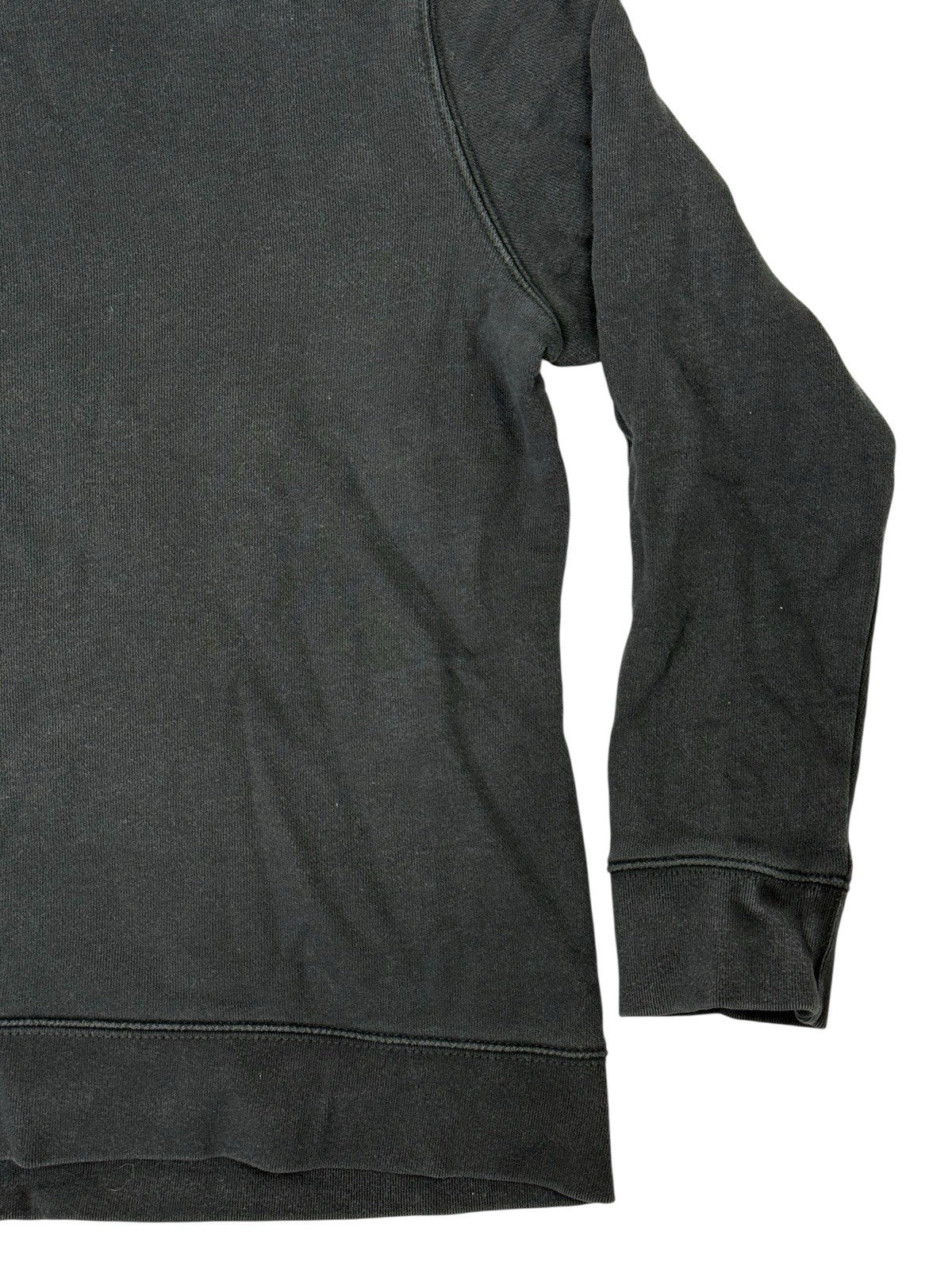 Adidas Black Big Trefoil Printed Hoodie Size 10
